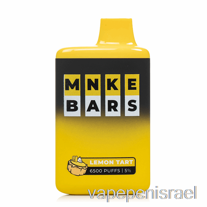 חד פעמי Vape Israel Mnke Bars 6500 טארט לימון חד פעמי